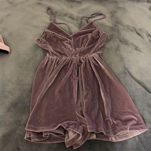Urban Outfitters Silence+Noise Velvet Romper